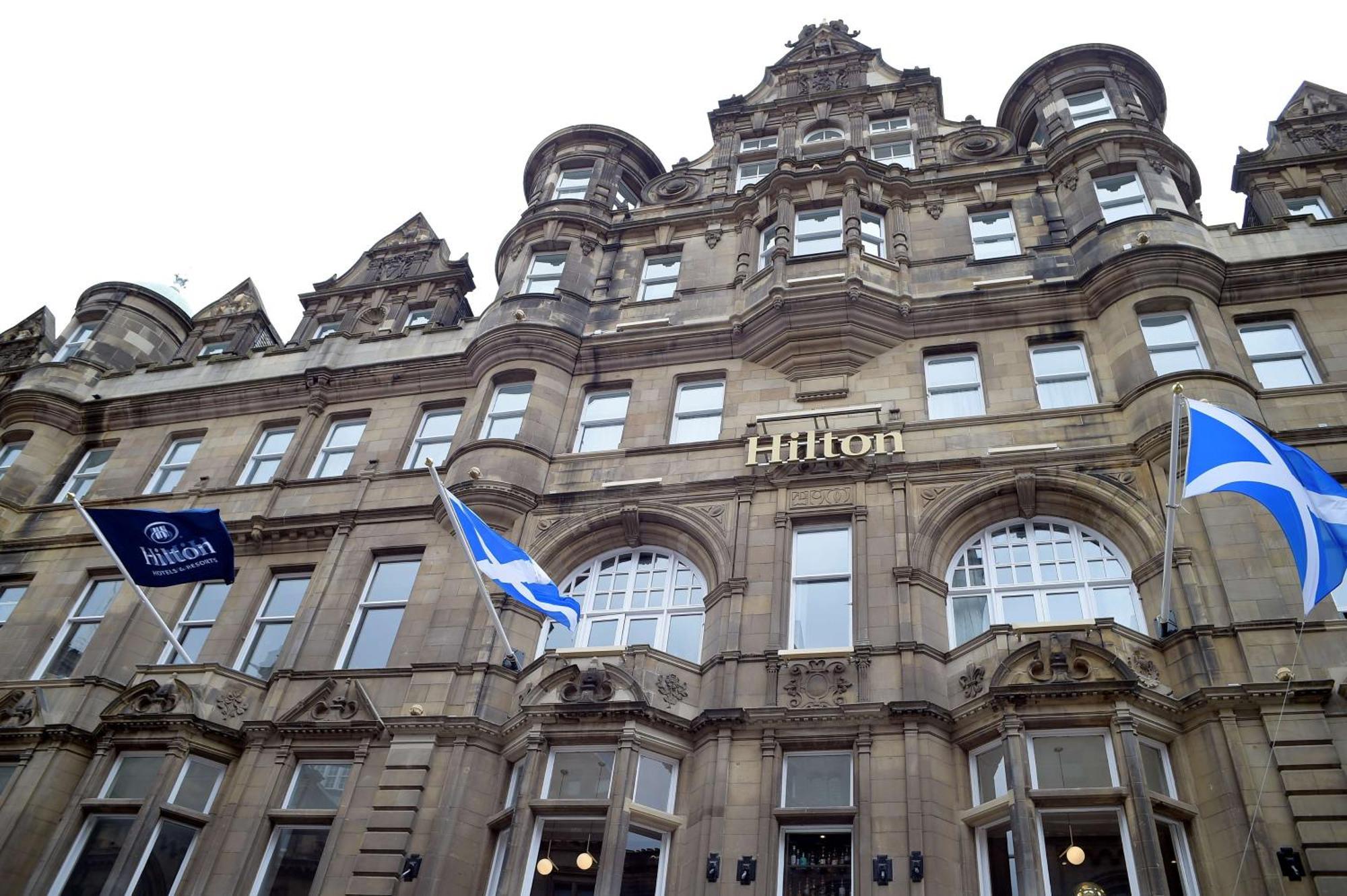 Hotel Hilton Edinburgh Carlton Exterior foto